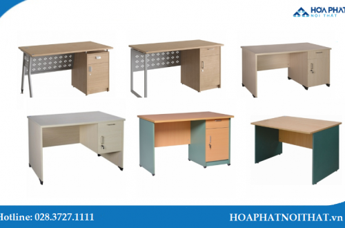Tham khảo những kiểu bàn nhân viên gỗ Hòa Phát có thiết kế tối giản nhất