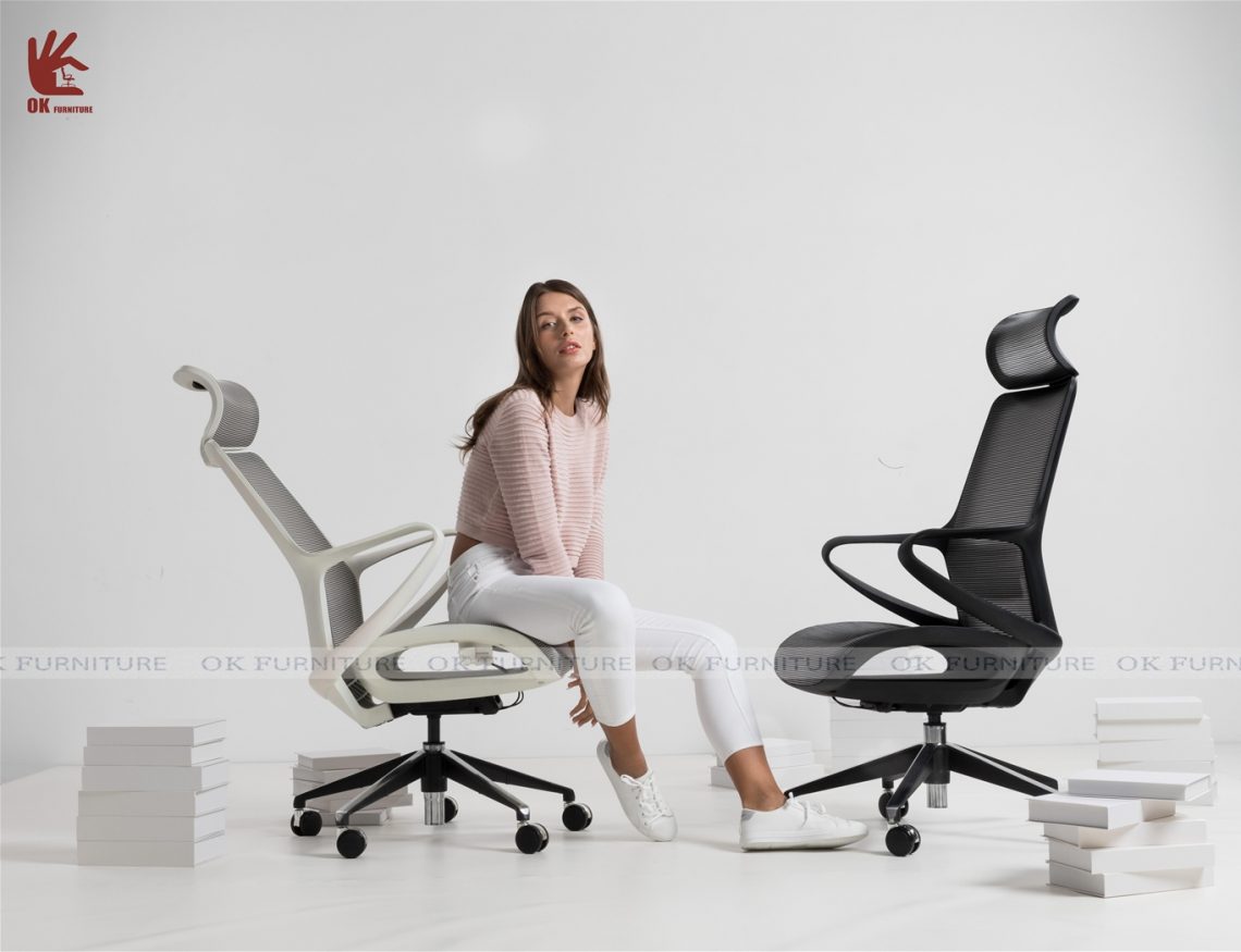 Tiện dụng và đẳng cấp với 4 mẫu ghế văn phòng ngả lưng