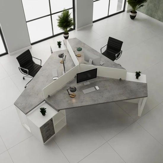 module bàn làm việc 3 người