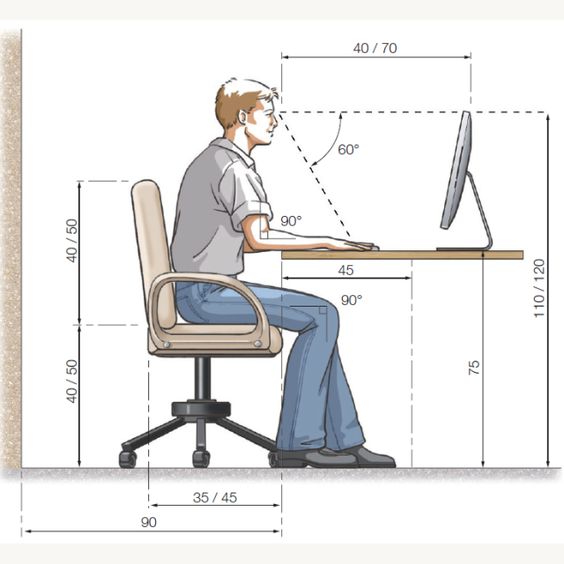 kích thước bàn máy tính
